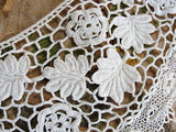 BEAUTIFUL Antique Hand Crochet IRISH Lace Collar Highly Detailed Victorian NeedleWork Irish Crochet Needle Lace Collectible Antique Lace