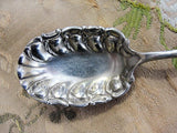 Lovely ORNATE Sugar Serving Spoon Silver Plate 1847 Rogers Bros Tea Time Fine Dining Vintage Flatware Replacement Silverware