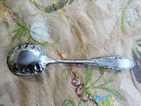Lovely ORNATE Sugar Serving Spoon Silver Plate 1847 Rogers Bros Tea Time Fine Dining Vintage Flatware Replacement Silverware