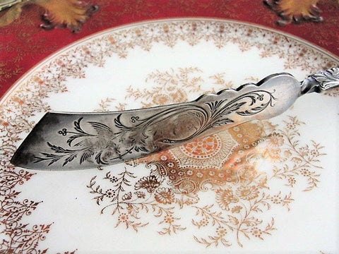 Antique Sterling Silver Master Butter Knife/spreader 7 