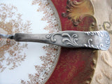 LOVELY Antique Rogers Silver Master Butter Knife, Ornate Butter Spreader,Vintage Silverware Flatware, Antique Silver, French Farmhouse Decor