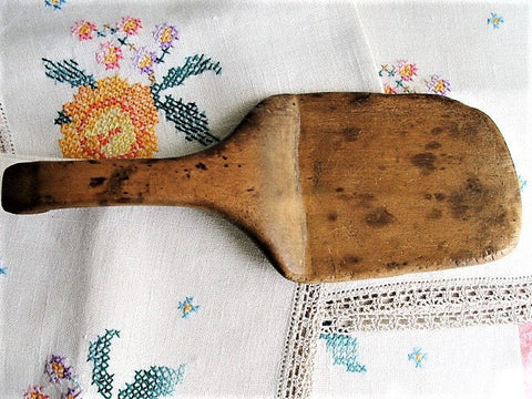 CHARMING French Farmhouse Kitchen Tool,Rustic Wooden,Primitive Kitchen Tool,Handcarved Wood Utensil, French Country,kitchenalia, Collectible
