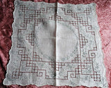 GORGEOUS Appenzell WEDDING Hanky Lots of Handwork, Handkerchief, Bridal Hankie Stunning Raised Embroidery, for Collector or Bridal Heirloom