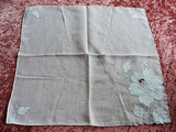 BEAUTIFUL Vintage Madeira Embroidered Applique Hankie BRIDAL WEDDING Handkerchief Exquisite Special Bridal Hanky ,Marghab ,Something Old