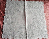 GORGEOUS Appenzell WEDDING Hanky Exquisite Embroidery Handkerchief Bridal Hankie Stunning Raised Embroidery,for Collector or Bridal Heirloom