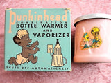 RARE Vintage PUNKINHEAD Eaton's TeddyBear Brand Bottle Warmer n Graphics Rich Box,Punkinhead Collectibles,Pink Punkinhead,Baby Collectibles