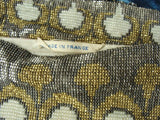 GORGEOUS 1920s Art Deco FRENCH Metal Beaded Purse Bag Lovely Micro Beads Shimmering Gold Silver Flapper Era Collectible Antique Purses