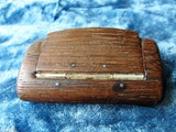 LOVELY Antique Rosewood Snuff Box,Beautifully Carved Late Georgian Early Victorian Box,Hinged Snuff Box,TreenWare,Wooden Ware Box,French Box