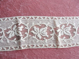 BEAUTIFUL Antique Lace, Cotton Trim,Intricate Pattern Ideal For Bridal Dress,Dolls,Christening Gowns,Heirloom Sewing Antique Textiles