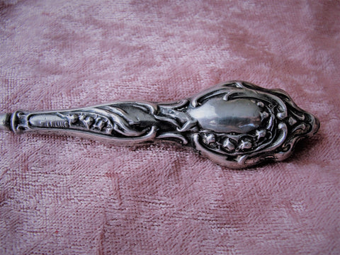 BEAUTIFUL Victorian Sterling Silver Needlework Tool,Silver Awl
