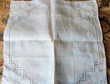 Vintage MADEIRA Hanky Hand Embroidered Applique Handkerchief White Work Embroidery FLORAL Openwork Wedding Bridal Bridesmaids Special Hankie