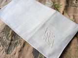 VINTAGE Art Deco 20s Elegant Mens Gentlemens Handkerchiefs,Irish Linen,Monogram P,Quality Hankies Never Used Hanky Pocket Square Retro Linen