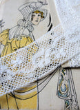 BEAUTIFUL Antique French Lace,Cotton Lace Trim,Lovely Intricate Pattern,Dolls,Christening Gowns,Bridal Lace,Heirloom Sewing,Collectible Lace