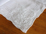 BEAUTIFUL Vintage Madeira Embroidered Hankie BRIDAL WEDDING Handkerchief Exquisite Special Bridal Hanky ,Something Old, Collectible Hankies