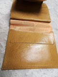 FABULOUS Vintage 50s BUXTON Leather Wallet,Attractive Textured Top Grain Cowhide and Exotic Dyed Wallet,Never Used,Clutch Purse Wallet