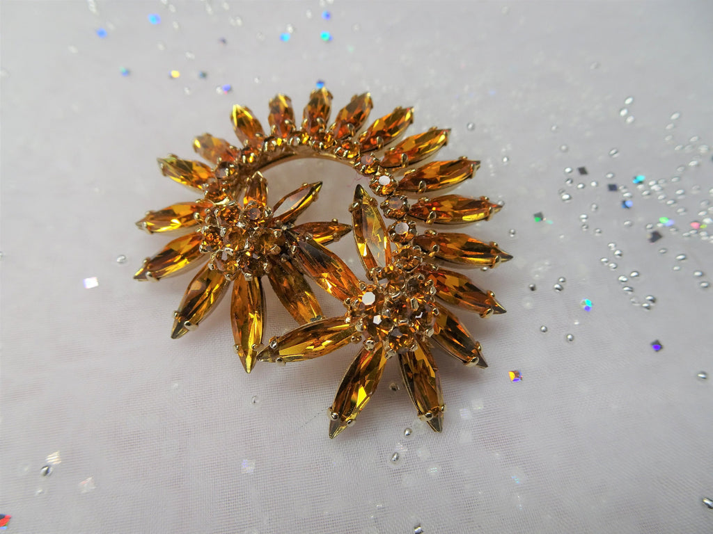 Topaz brooch hot sale