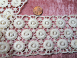 LOVELY Antique FRENCH Lace Trim,Intricate Pattern Ideal For Bridal,Dolls,Flapper Dress,Heirloom Sewing ,Antique Textiles,Collectible Lace