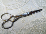 ANTIQUE Embroidery Needlework Scissors,Henckels,Elegant Design,Made In Germany,Fine Crafts,Needlework Tools,Collectible Vintage Sewing Tools