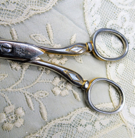 vintage germany j a henckel's twin works scissors Small 4” Henckel Crafts  Sewing