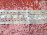 BEAUTIFUL Antique French White Work Embroidered Trim,Heirloom Lace,For Dolls Christening Gowns Bridal,Textiles,Collectible Vintage Lace