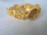CLASSY Vintage Bracelet, Signed D'Orlan, Marcel Boucher, Gleaming Gold Tone, Lovely Design,Mid Century Jewelry, Collectible Vintage Jewelry