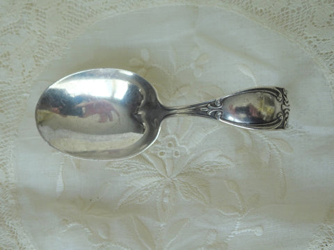 SWEET Vintage BIRKS Sterling Silver Baby Spoon, Curved Handle Loop Baby Spoon, No Monogram, Perfect Baby Gift