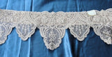 Breathtaking Antique FRENCH Netted Tulle LACE Circular Applique Flounce Roses Flowers Bridal Wedding Flapper Era Downton Abbey Gatsby