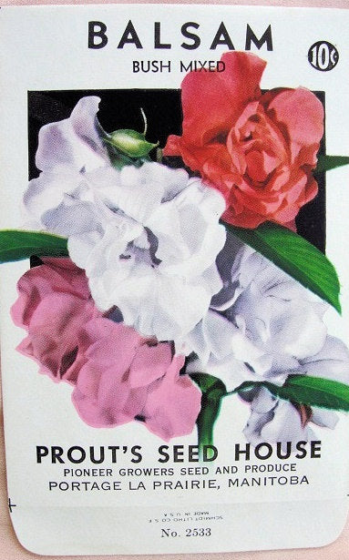 Antique SEED PACKET Colorful Flowers Suitable To Frame Cottage Chic Decor Scrapbooking Crafts Weddings Gifts