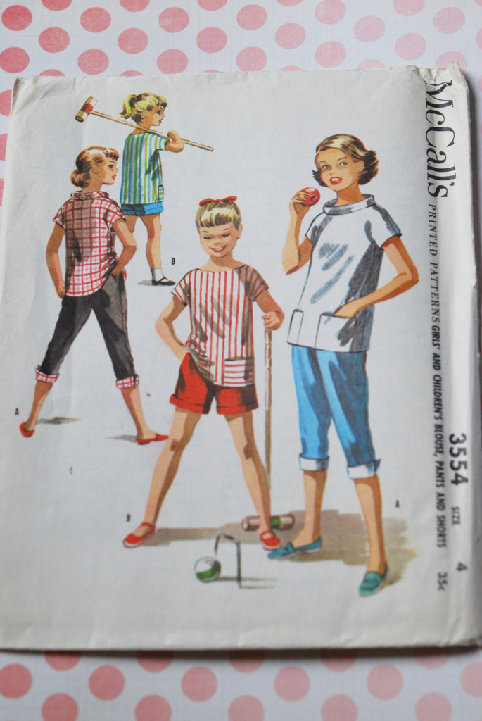  McCall Pattern Company McCall's Learn Girl's Pants and Shorts,  Sizes 7-14 Sewing Pattern, White : Arts, Crafts & Sewing