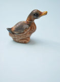 Red Rose Tea Retro Duck Miniature Animal Figurine