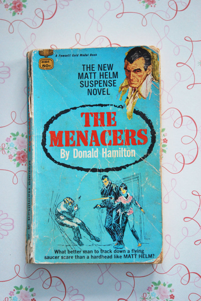 1960s Matt Helm novel The Menacers by Donald Hamilton suspense secret