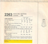 1970s Vintage Bell Bottom Pants Pattern McCalls 2263 Boys or Unisex Teen Step By Step Pattern Waist 25 Vintage Sewing Pattern UNCUT