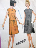 1960s MOD Geoffrey Beene Dress Pattern McCalls 8004 Bust 36 Vintage Sewing Pattern