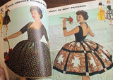 60s BEAUTIFUL Cocktail Party Dress Pattern McCALLS 5729 Square Neckline Full Skirt With Attached Petticoat 1960 Miss America Style Easy To Sew Bust 31 Vintage Sewing Pattern UNCUT