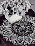 1940s VINTAGE Crochet Lace Book Coats Clark 252 Pineapple Pageant Crochet Patterns Featuring RUFFLED Doilies Thistledown Shooting Star Sundial etc