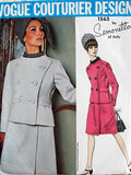 60s Mod SIMONETTA Two Piece Dress and Jacket Pattern VOGUE Couturier Design 1563 Easy Elegance Daytime or Cocktails Bust 31 Vintage Sewing Pattern FACTORY FOLDED