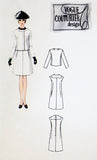 60s BELINDA BELLVILLE Striking Dress and Jacket Pattern VOGUE COUTURIER DESIGN 1795 Day or Cocktail A Line Dress and Fitted Jacket Bust 32 Vintage Sewing Pattern FACTORY FOLDED